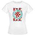 Frauen T-Shirt - “Kirschenzeit” - Weiß