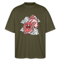 Stanley/Stella Oversized Unisex Bio T-Shirt - “Fu Dog” - Khaki