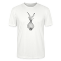 Männer Bio-T-Shirt "Doodle Zwiebel" - Weiß