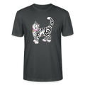 Stanley/Stella Unisex T-Shirt - “Getigerte Katze” - Anthrazit