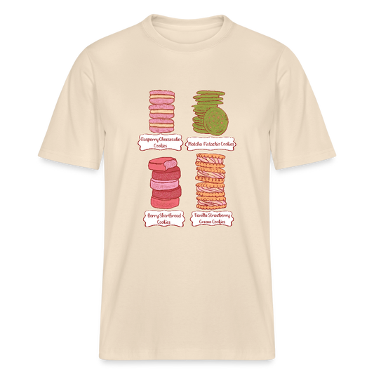 Stanley/Stella Relaxed Fit Unisex Bio-T-Shirt - “Cookie Collection” - Weißgrau