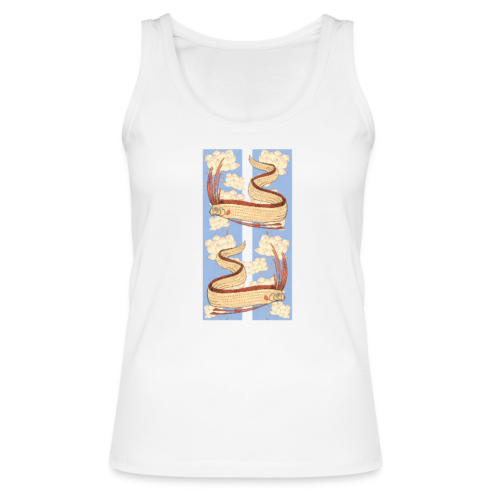 Frauen Bio Tank Top von Stanley & Stella - “Riemenfische” - Weiß