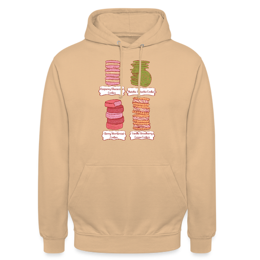 Unisex Hoodie - “Cookie Collection” - Pfirsich