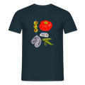 Männer T-Shirt - “Bon Appétit” - Navy