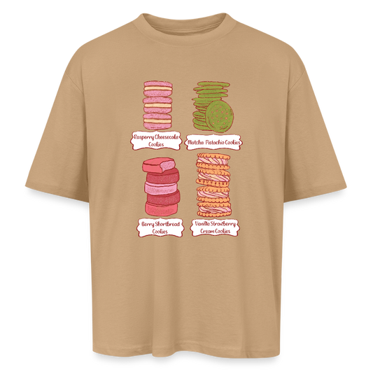 Oversized Unisex T-Shirt - “Cookie Collection” - Beige