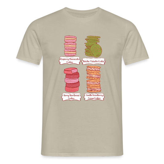 Männer T-Shirt - “Cookie Collection” - Sandbeige