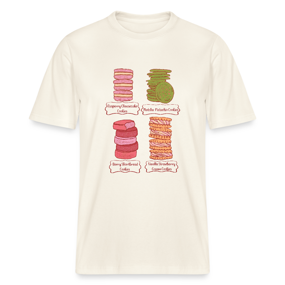 Stanley/Stella Relaxed Fit Unisex Bio-T-Shirt - “Cookie Collection” - Naturweiß 
