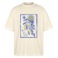 Stanley/Stella Oversized Unisex Bio T-Shirt - “Lemon Garden” - Weißgrau