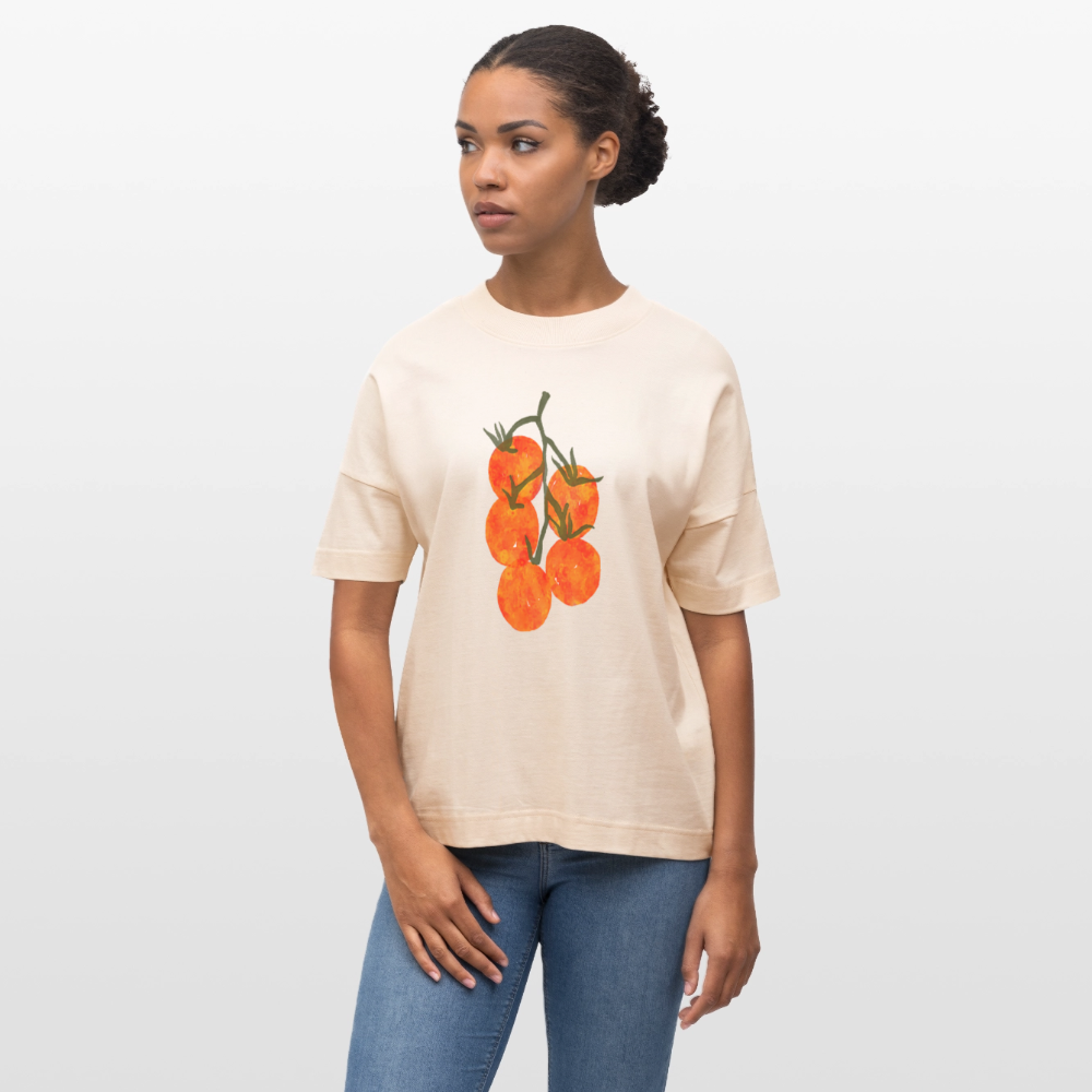 Stanley/Stella Oversized Unisex Bio T-Shirt - “I Pomodori” - Weißgrau
