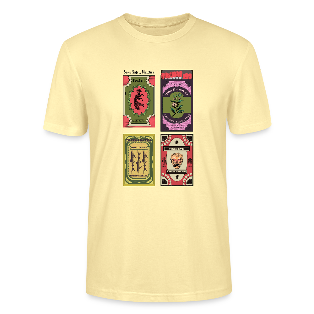 Stanley/Stella Unisex T-Shirt - "Safety Matches" - Creme