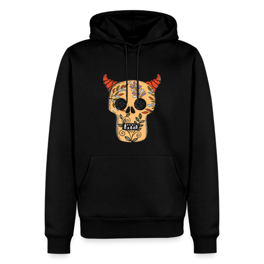 Men’s Premium Hoodie "Teufelsschädel" - Schwarz