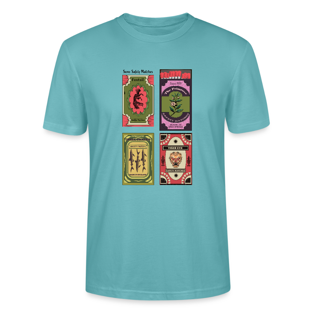 Stanley/Stella Unisex T-Shirt - "Safety Matches" - Pastelltürkis