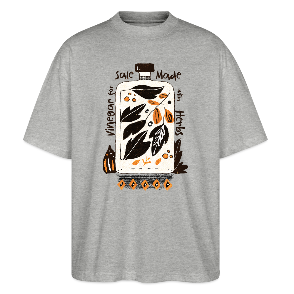 Stanley/Stella Oversized Unisex Bio T-Shirt - "Vinegar" - Grau meliert