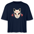 Stanley/Stella Frauen Boxy Bio-T-Shirt - “Japanische Maske” - Navy