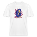Stanley/Stella Unisex Bio-T-Shirt - “Blauer Affe” - Weiß