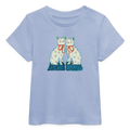 Stanley/Stella Baby Bio-T-Shirt - “Zwei Porzellankatzen” - Sky