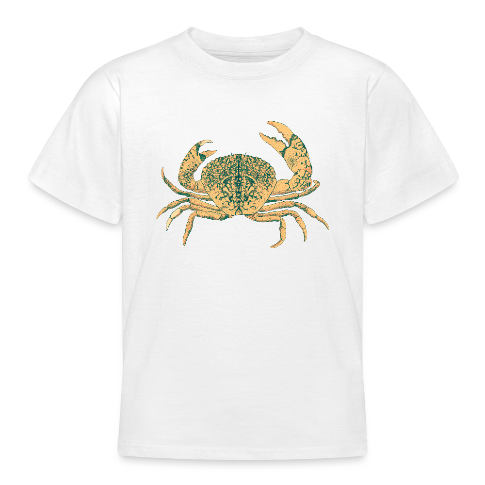 Teenager T-Shirt - “Vintage Taschenkrebs” - Weiß