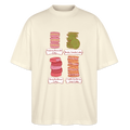 Stanley/Stella Oversized Unisex Bio T-Shirt “Cookie Collection” - Weißgrau