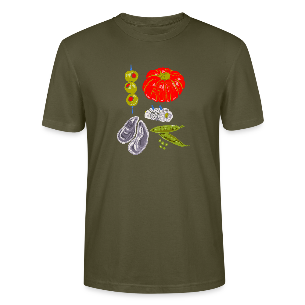 Stanley/Stella Unisex T-Shirt - “Bon Appétit” - Khaki