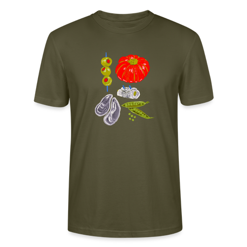Stanley/Stella Unisex T-Shirt - “Bon Appétit” - Khaki