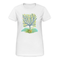 Frauen Gildan Heavy T-Shirt - “Frühlingswiese” - Weiß