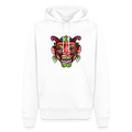 Men’s Premium Hoodie "Bunte Maske" - Weiß