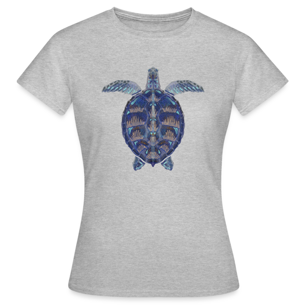 Frauen T-Shirt "Meeresschildkröte" - Grau meliert