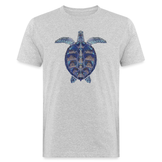Männer Bio-T-Shirt "Meeresschildkröte" - Grau meliert