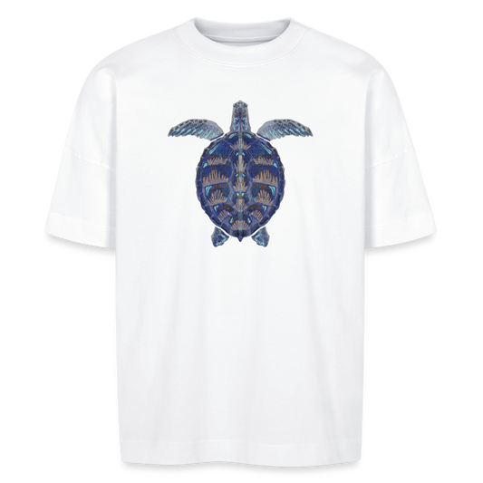 Stanley/Stella Unisex Oversize Bio-T-Shirt - "Meeresschildkröte" - weiß
