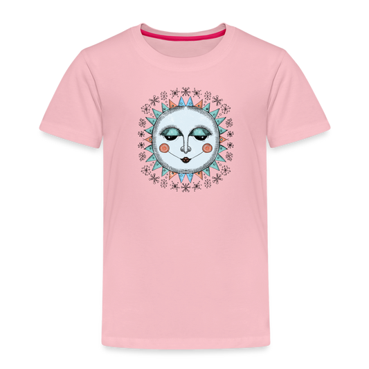 Kinder Premium T-Shirt - “Wintersonne” - Hellrosa