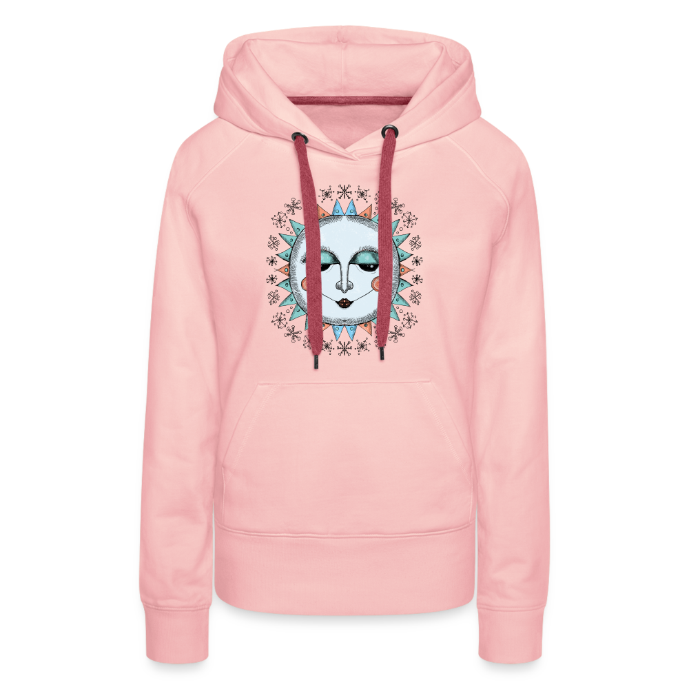 Frauen Premium Hoodie - “Wintersonne” - Kristallrosa