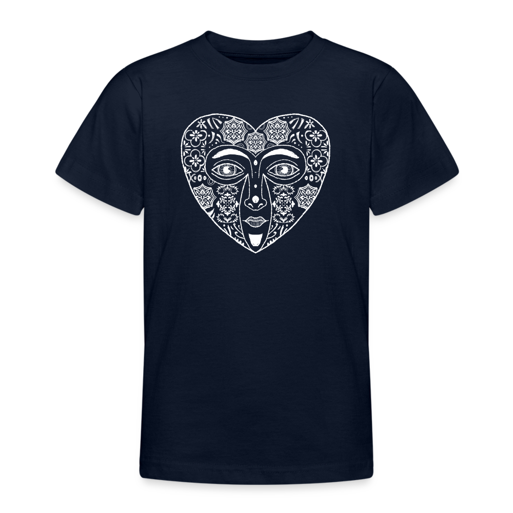 Teenager T-Shirt - “Azulejo Herz” - Navy