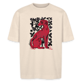 Stanley/Stella Unisex Oversize Bio-T-Shirt - “Medieval Dog” - Naturweiß