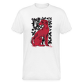 Männer Gildan Heavy T-Shirt - “Medieval Dog” - weiß