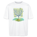 Stanley/Stella Unisex Oversize Bio-T-Shirt - “Frühlingswiese” - weiß