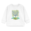 Stanley/Stella Bio-Sweatshirt - “Frühlingswiese” - weiß
