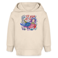Stanley/Stella Bio Hoodie - “Bunte Sirin” - Naturweiß