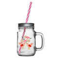 Henkelglas mit Schraubdeckel - “Kleiner Garten” - Klar