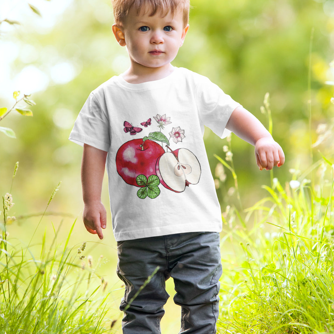 Kinder Premium Bio T-Shirt - “Cottagecore Äpfel”