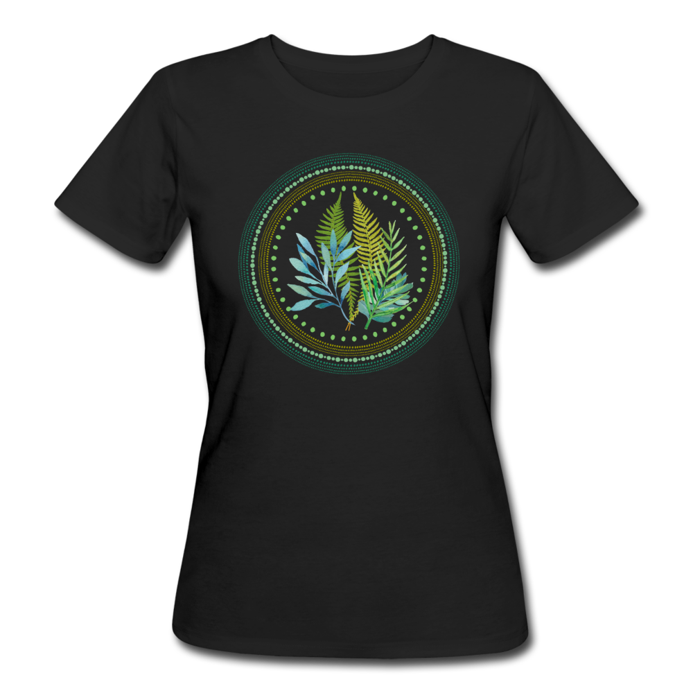 Die Welt ist grün - Frauen Bio-T-Shirt - Hinter dem Mond