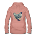 Grunge Huhn - Frauen Hoodie - Hinter dem Mond