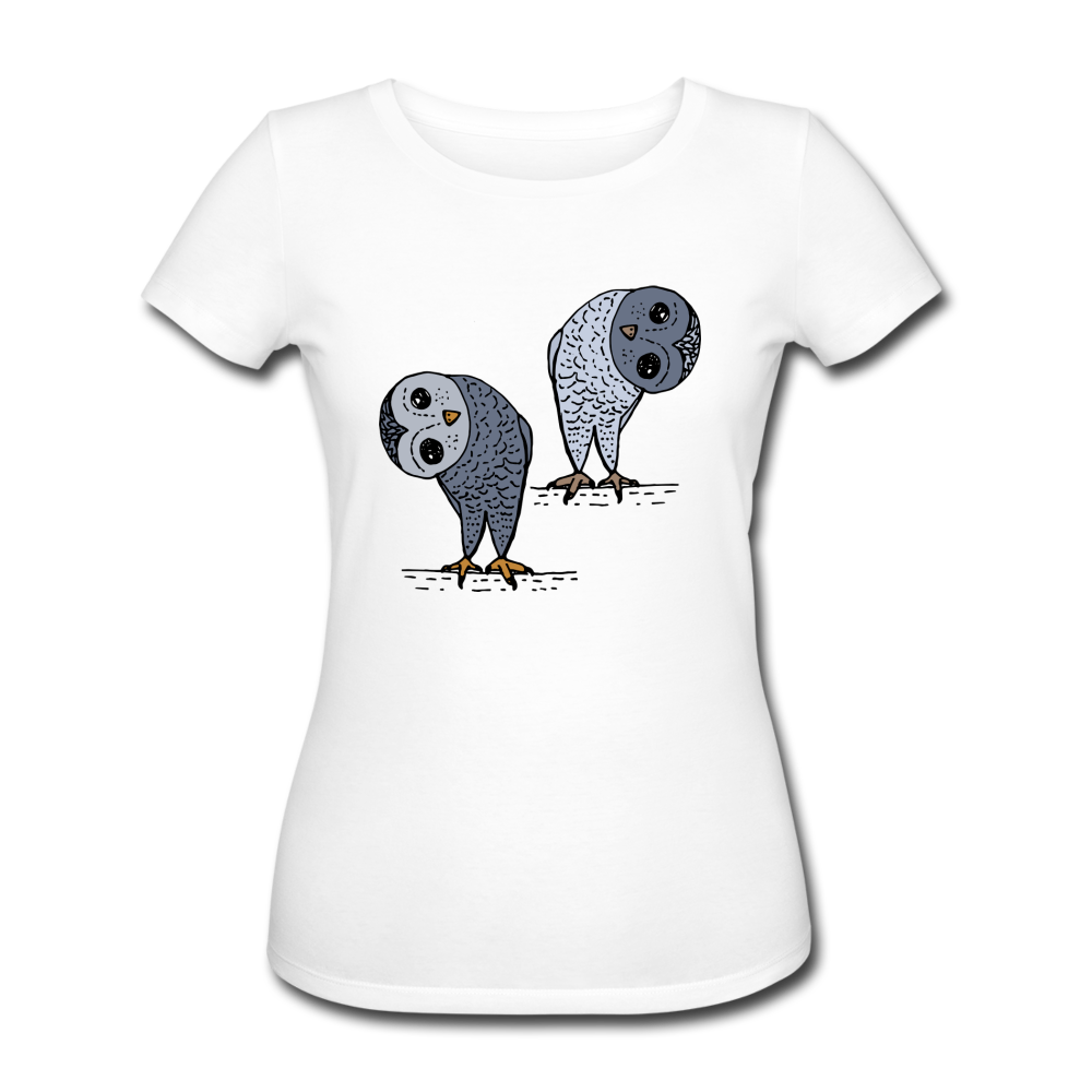 Staunende Eulen - Frauen Bio-T-Shirt von Stanley & Stella - Hinter dem Mond