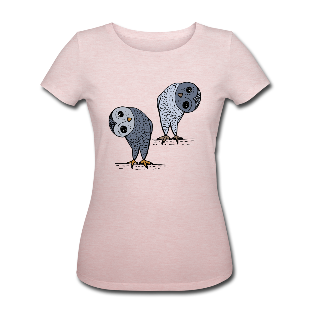 Staunende Eulen - Frauen Bio-T-Shirt von Stanley & Stella - Hinter dem Mond