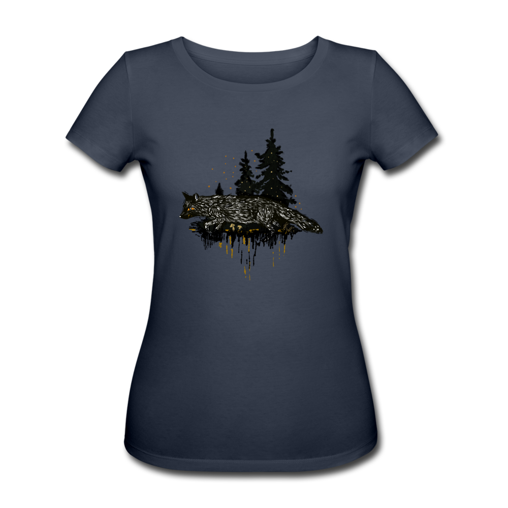 Fuchs im Dunkeln - Frauen Bio-T-Shirt von Stanley & Stella - Hinter dem Mond