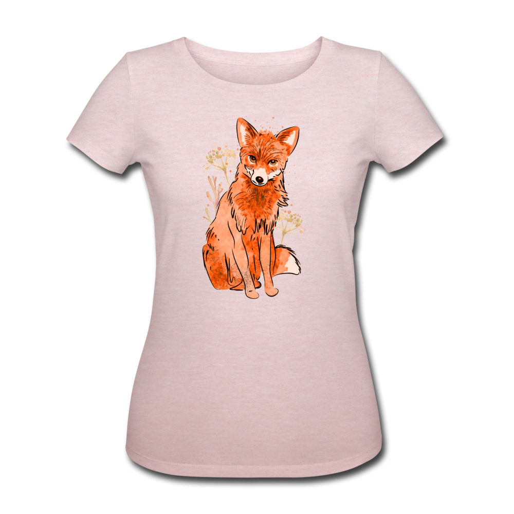 Glücklicher Fuchs - Frauen Bio-T-Shirt von Stanley & Stella - Hinter dem Mond