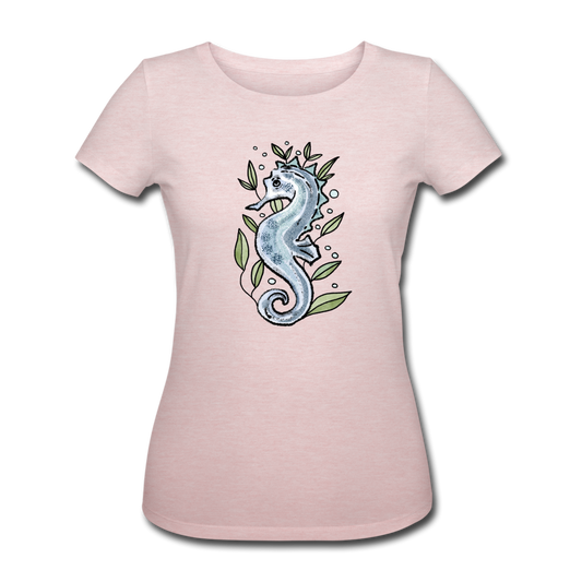 Seepferdchen mit Meerespflanzen - Frauen Bio-T-Shirt von Stanley & Stella - Hinter dem Mond