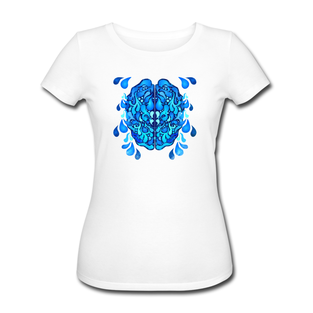 Frauen Bio-T-Shirt - Brainwaves - Hinter dem Mond