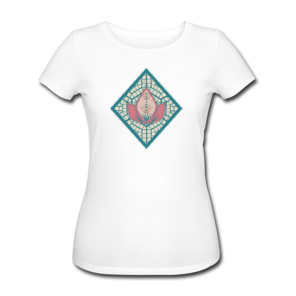 Frauen Bio-T-Shirt "Lotus Mosaik" - Hinter dem Mond