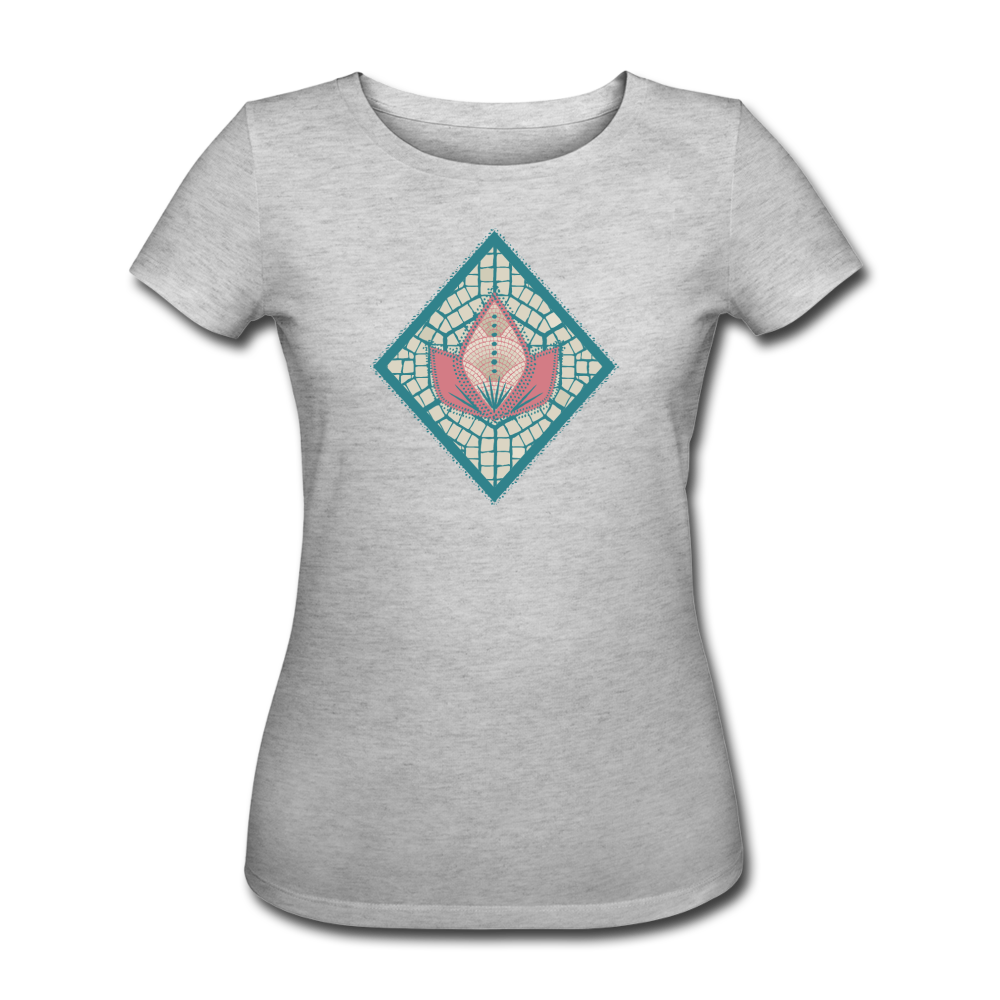 Frauen Bio-T-Shirt "Lotus Mosaik" - Hinter dem Mond