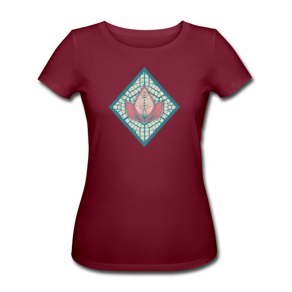 Frauen Bio-T-Shirt "Lotus Mosaik" - Hinter dem Mond